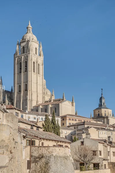 Catedral de Segóvia em Castela e Leão, Espanha — Fotografia de Stock