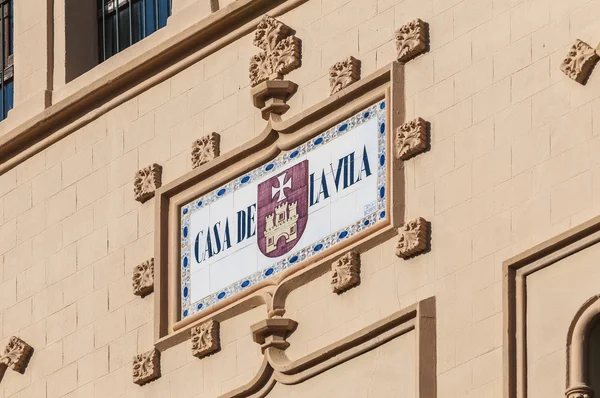 Edificio del municipio situato a Sitges, Spagna — Foto Stock