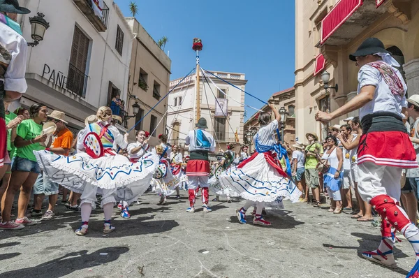 Ball de Gitanes at Festa Major in Sitges, Spain — Stock Photo, Image