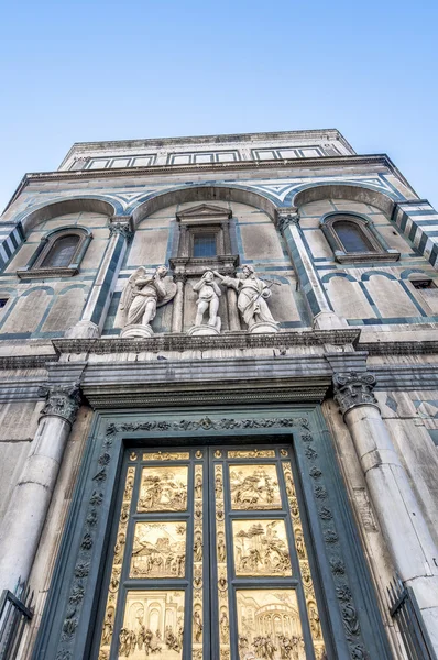 O Battistero di San Giovanni em Florença, Itália — Fotografia de Stock