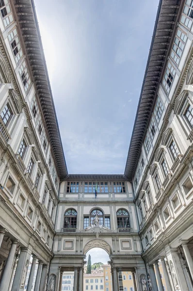 Galleria degli uffizi Μουσείο στη Φλωρεντία, Ιταλία — Φωτογραφία Αρχείου