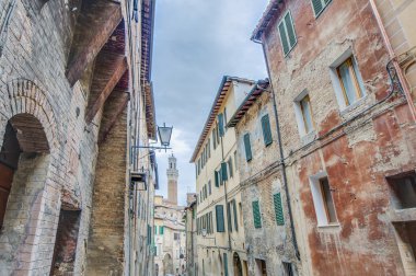 Mangia kule Siena, Toskana bölgesi, İtalya