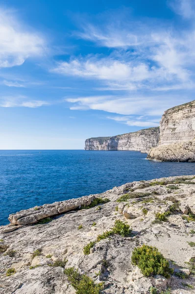 Xlendi bay in Maltese eiland gozo, malta. — Stockfoto