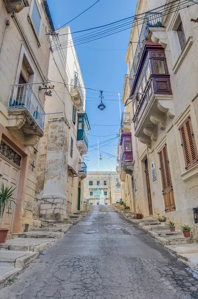 Southwest Street en Vittoriosa (Birgu), Malta — Foto de Stock
