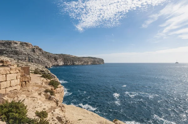 Le scogliere Dingli a Malta — Foto Stock