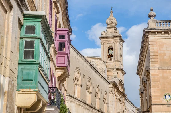 Kościół Karmelitów w mdina, malta — Zdjęcie stockowe