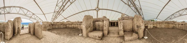 Templo megalítico de Mnajdra em Malta — Fotografia de Stock