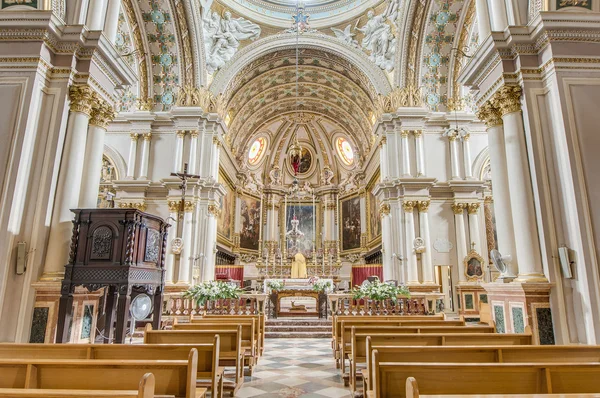 Natività della Vergine Maria a Naxxar, Malta — Foto Stock