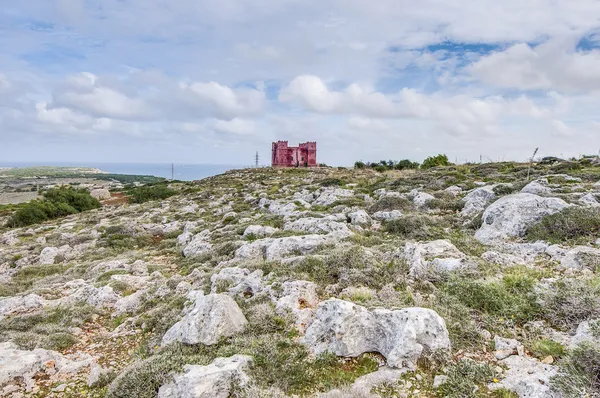 Башня Святой Агаты на Мальте — стоковое фото