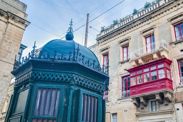 geleneksel Malta balkon Valletta, malta