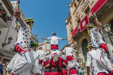 Top, sitges, İspanya büyük festa de moixiganga