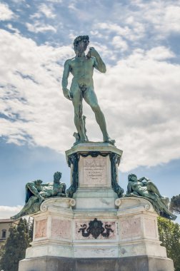 David, piazzale michelangelo, Floransa, İtalya