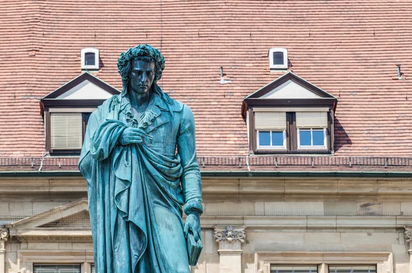 Das schiller-denkmal in stuttgart — Stockfoto