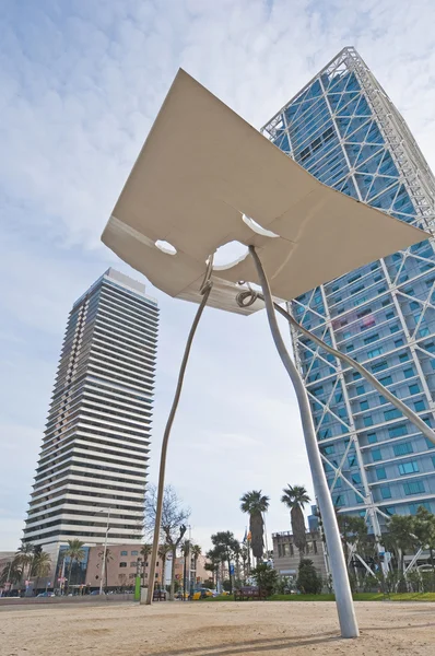 Mapfre Towers en Barcelona, España — Foto de Stock