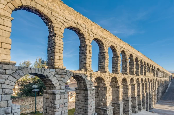Aquaduct van segovia in Castilië en León, Spanje — Stockfoto