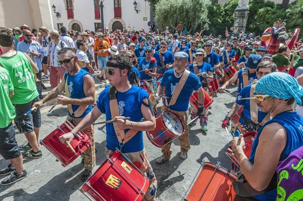 Ball de Diables alla Festa Major di Sitges, Spagna — Foto Stock