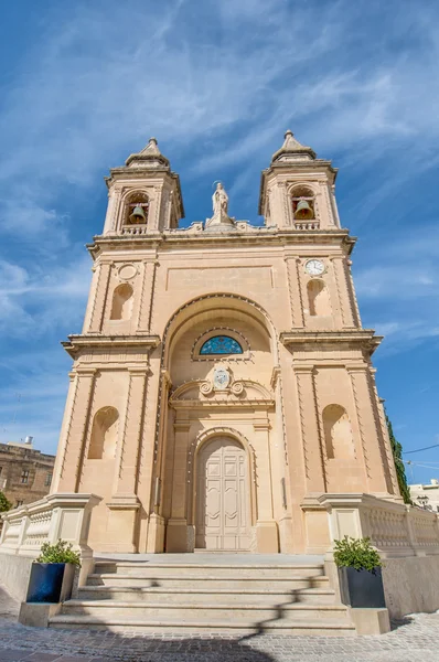 Marsaxlokk malta Aziz peter Kilisesi — Stok fotoğraf