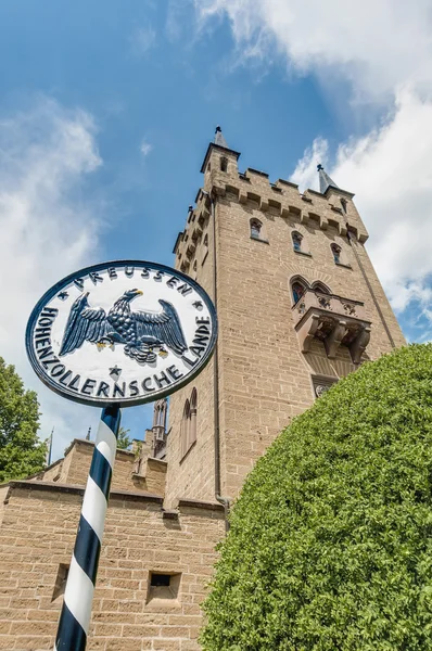 Burg Hohenzollern in Baden-Württemberg, Deutschland — Stockfoto