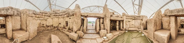 Templo megalítico de Mnajdra em Malta — Fotografia de Stock