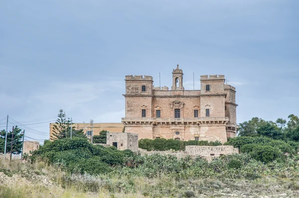 Malta'da bulunan selmun Kalesi — Stok fotoğraf