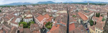 lucca Toskana, İtalya'nın genel görünümü