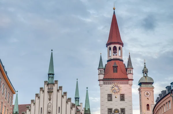 Vecchio municipio di munich, Germania — Foto Stock