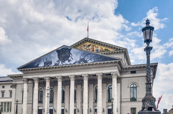 O Teatro Nacional de Munique, Alemanha — Fotografia de Stock