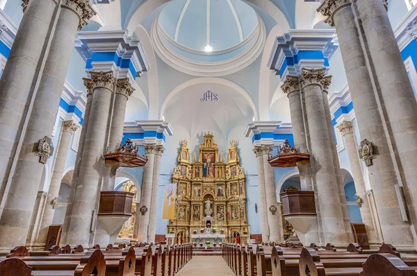 Antagandet kyrkliga helgedom i calaceite, spain — Stockfoto