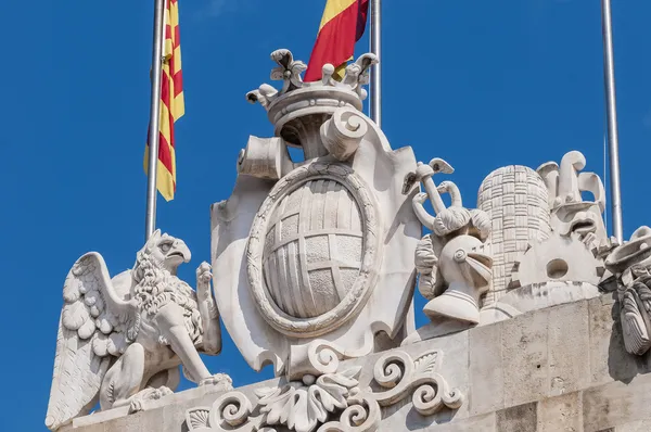 Rathaus von Barcelona, Spanien — Stockfoto