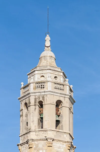 Sant bartomeu ben santa tecla Kilisesi, sitges, İspanya — Stok fotoğraf