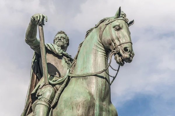 Socha Ferdinanda jsem de medici ve Florencii, Itálie — Stock fotografie