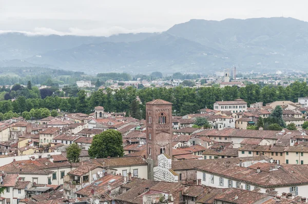 San Pietro Somaldi em Lucca, Toscana, Italia — Fotografia de Stock