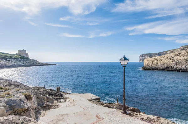 Xlendi Bay in Gozo Island, Malta. — Stock Photo, Image