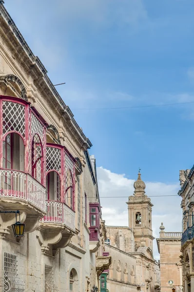Inguanez huis in mdina, malta — Stockfoto