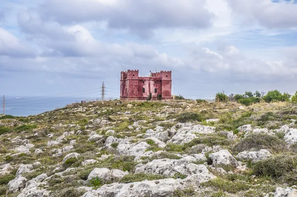St. agatha 's tower in malta — Stockfoto