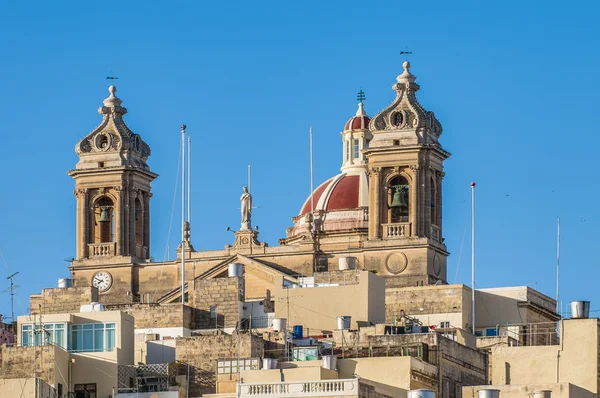 Basílica de Senglea em Malta . — Fotografia de Stock