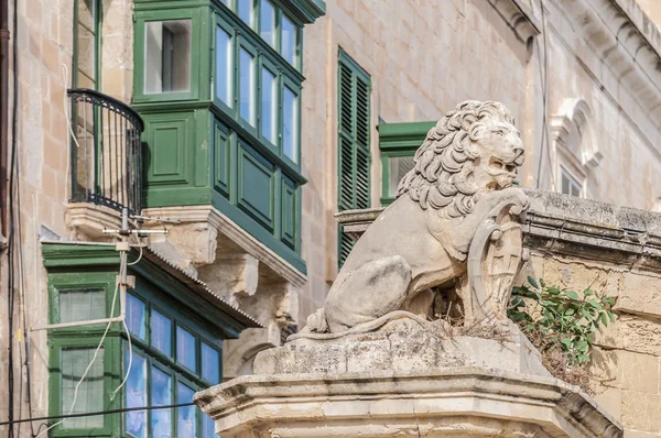 Batteri street i valletta, malta — Stockfoto