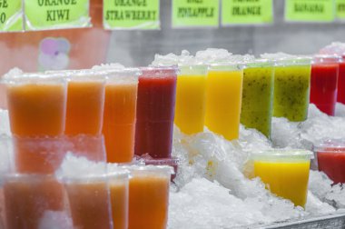 Boqueria market Barcelona, İspanya