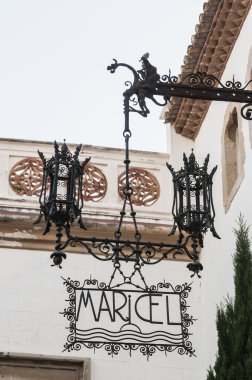 Palau maricel işareti sitges, İspanya