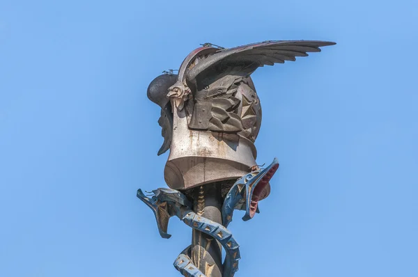 Královské náměstí (placa reial) v Barceloně, Španělsko — Stock fotografie