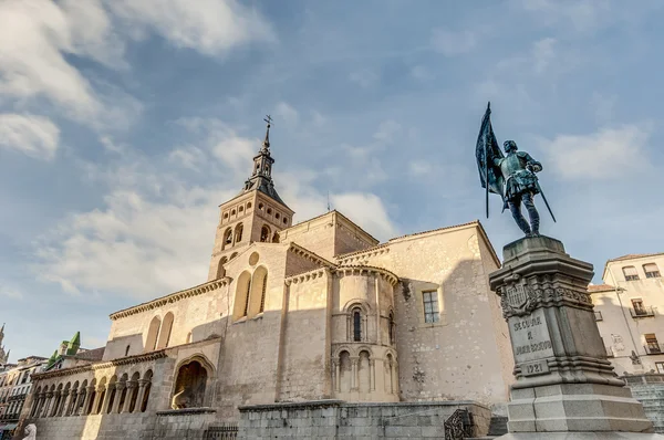 セゴビア、スペインで聖マーティン教会 — ストック写真