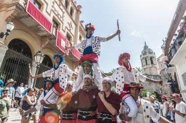 Top, sitges, İspanya büyük festa de moixiganga