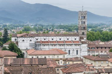 lucca Toskana, İtalya'nın genel görünümü