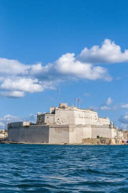 Fort Aziz angelo vittoriosa (birgu), malta, dan görüldüğü gibi