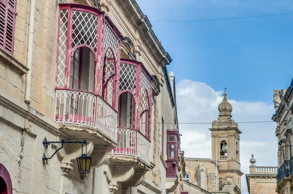 Casas pré-fabricadas em Mdina, Malta — Fotografia de Stock