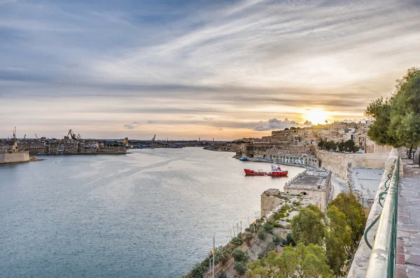 La Valletta Grand Harbour, Malta — Stock fotografie