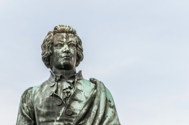 Mozart, Salzburg, Avusturya mozart Meydanı (mozartplatz) heykeli
