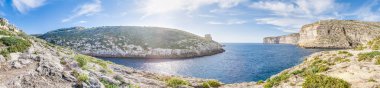 Xlendi bay gozo Adası, malta.