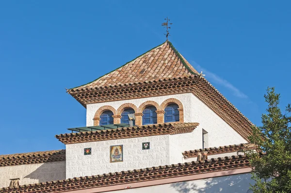 Palau maricel ligger i sitges, Spanien — Stockfoto