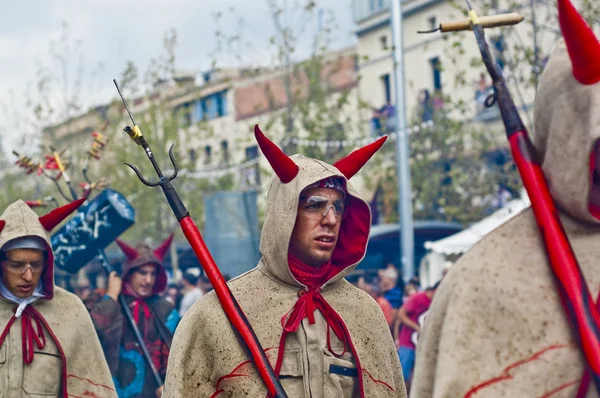 Cercavila fiesta mayor vilafranca del Penedès —  Fotos de Stock